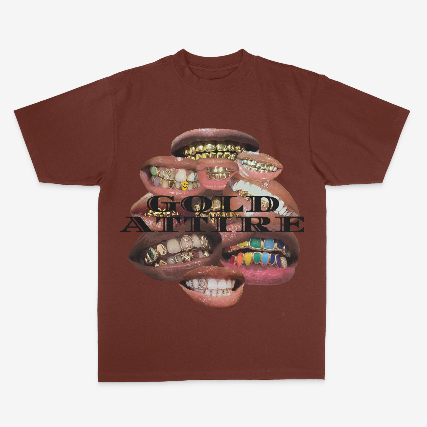 Mouth Full of Gold (Brown)