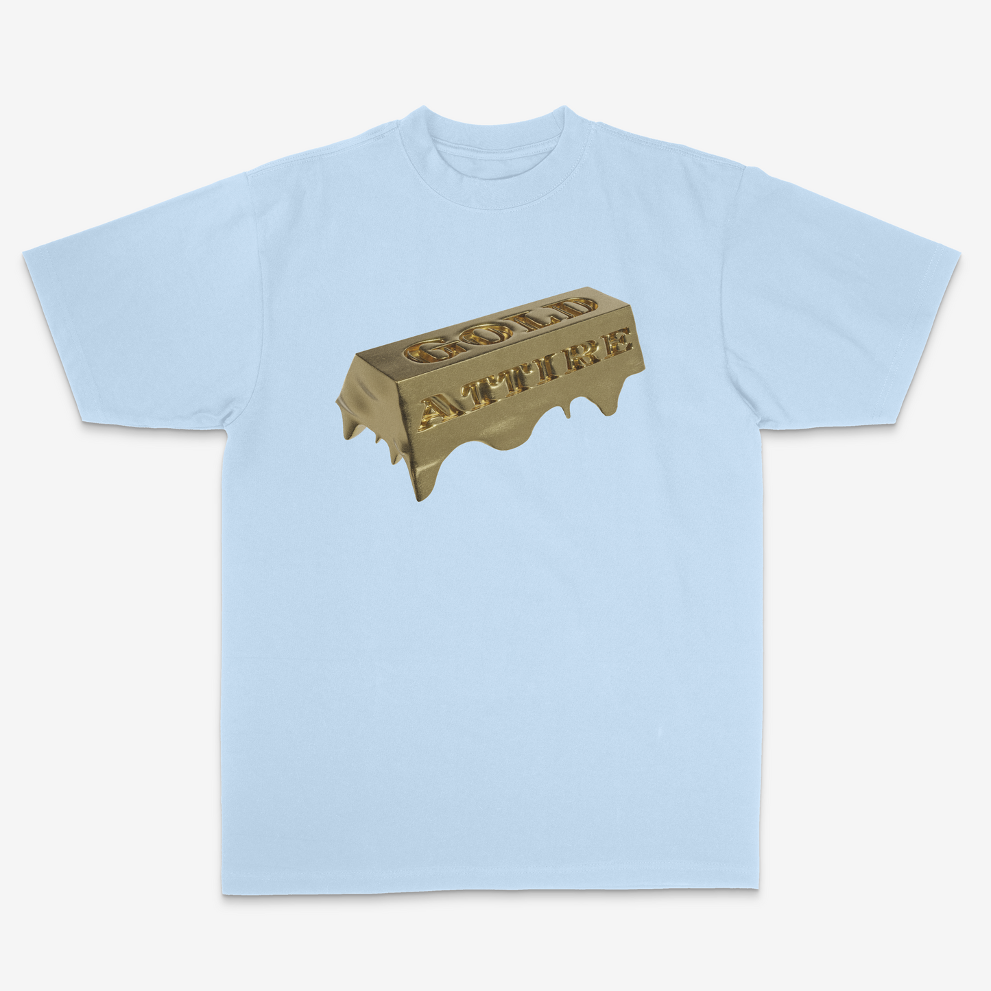 Gold Brick Logo (Light Blue)