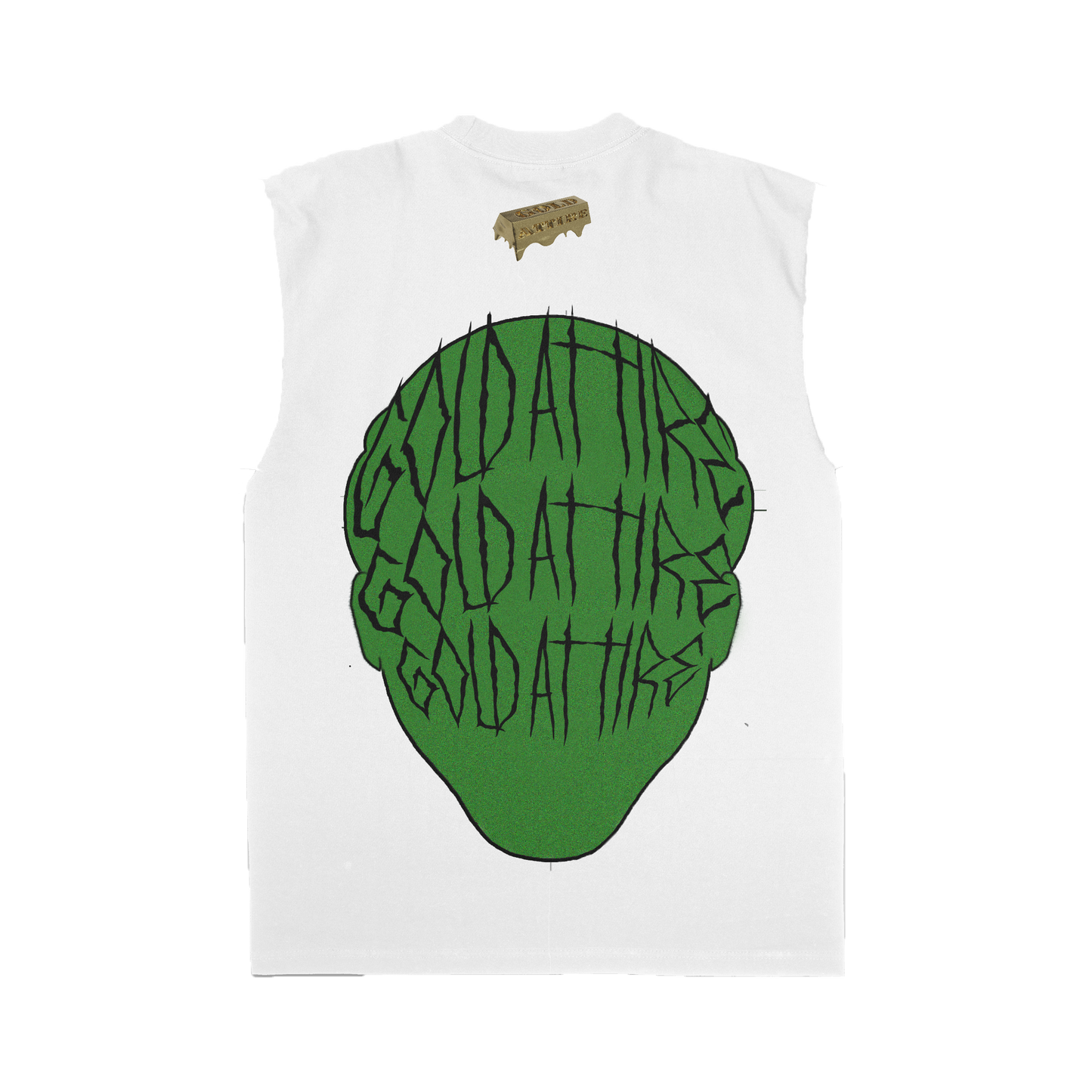 Alien Head Sleeveless (White)