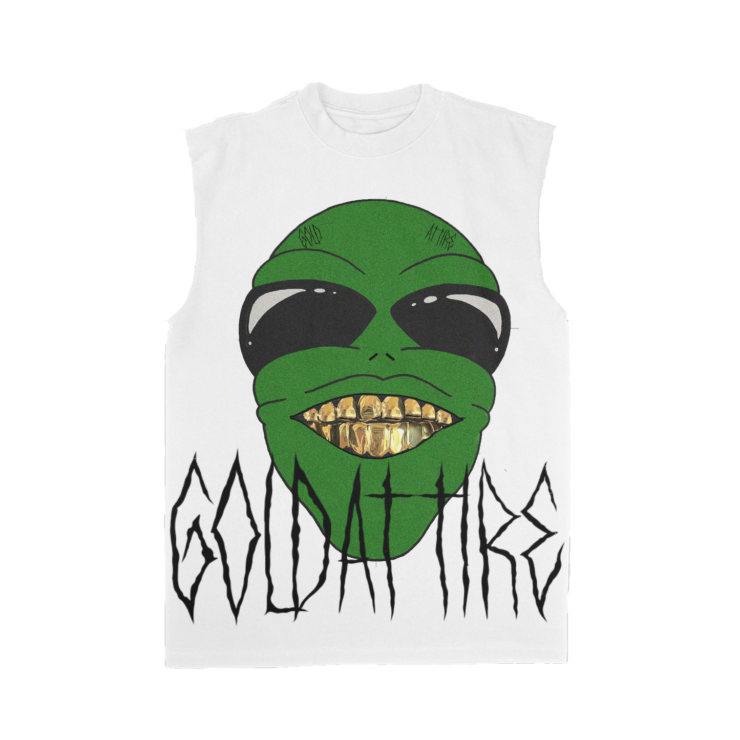 Alien Head Sleeveless (White)