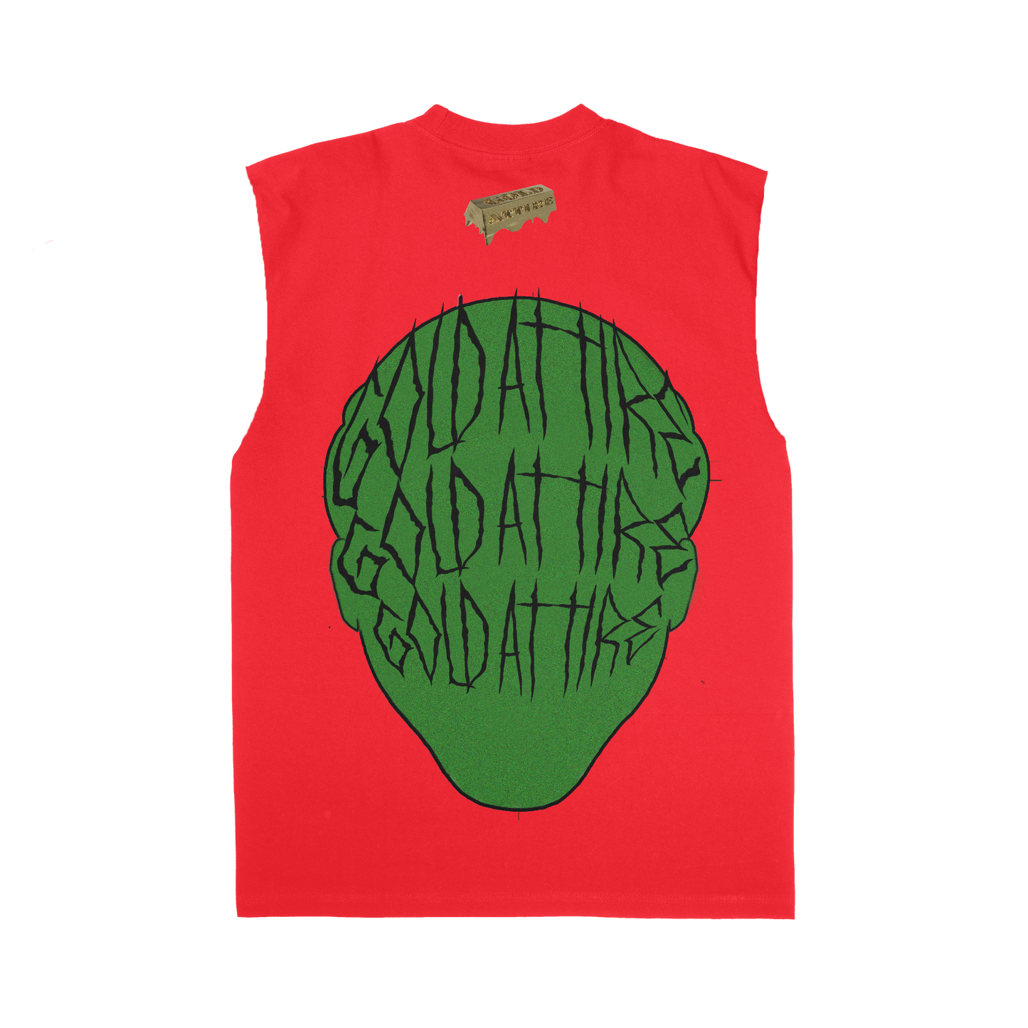 Alien Head Sleeveless (Red)