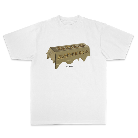 Gold Brick Logo White