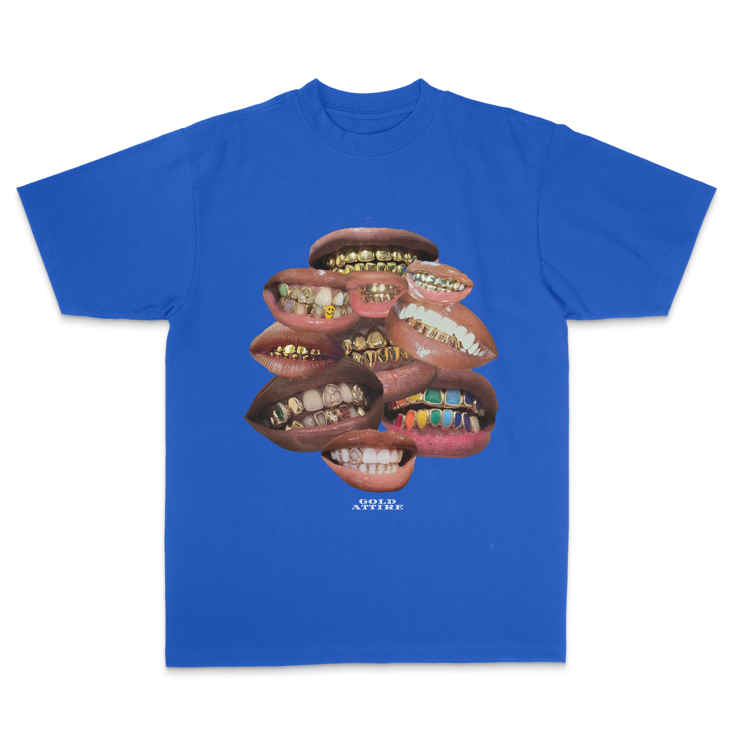 Mouth Full of Gold (Blue)