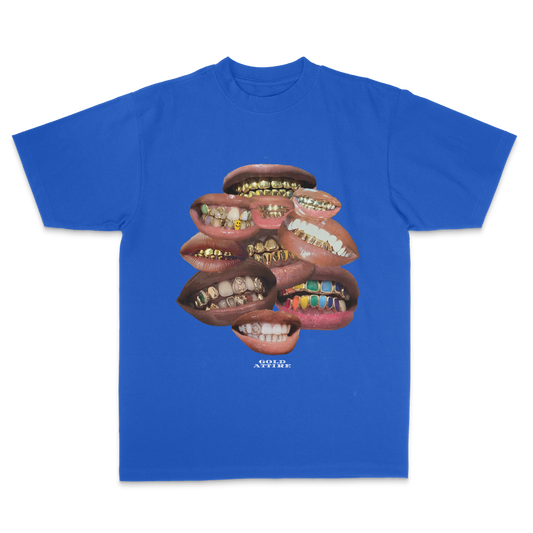 Mouth Full of Gold (Blue)