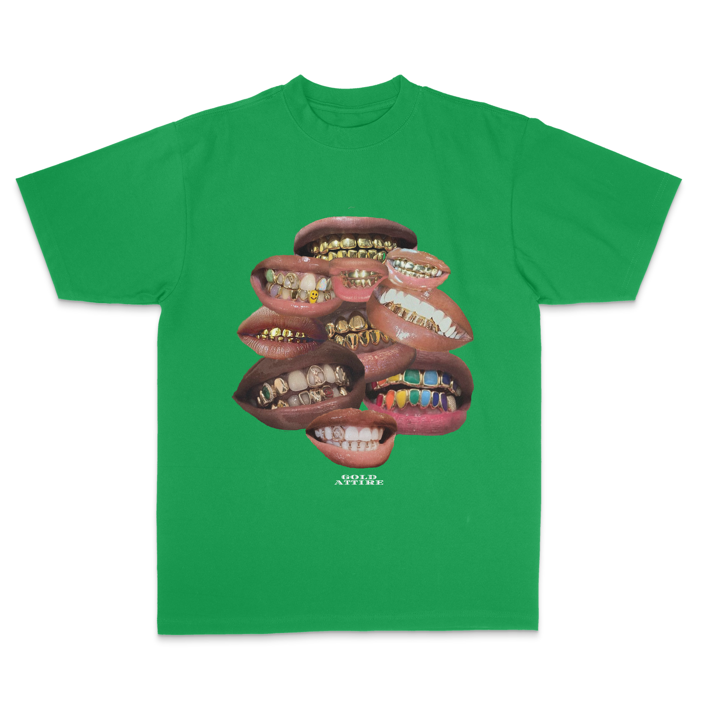 Mouth Full of Gold (Green)