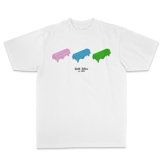 Drips of Color (White)