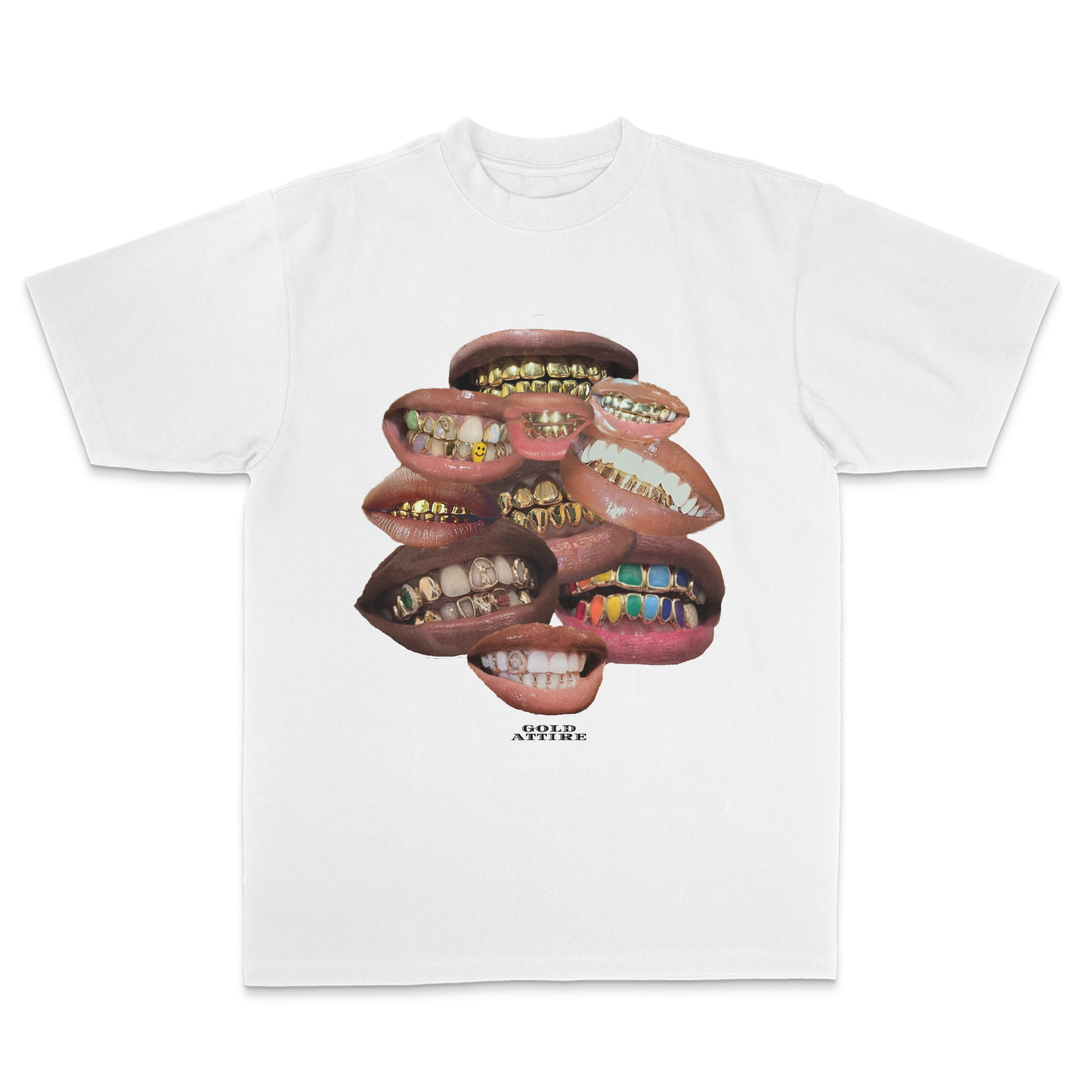 Mouth Full of Gold (White)